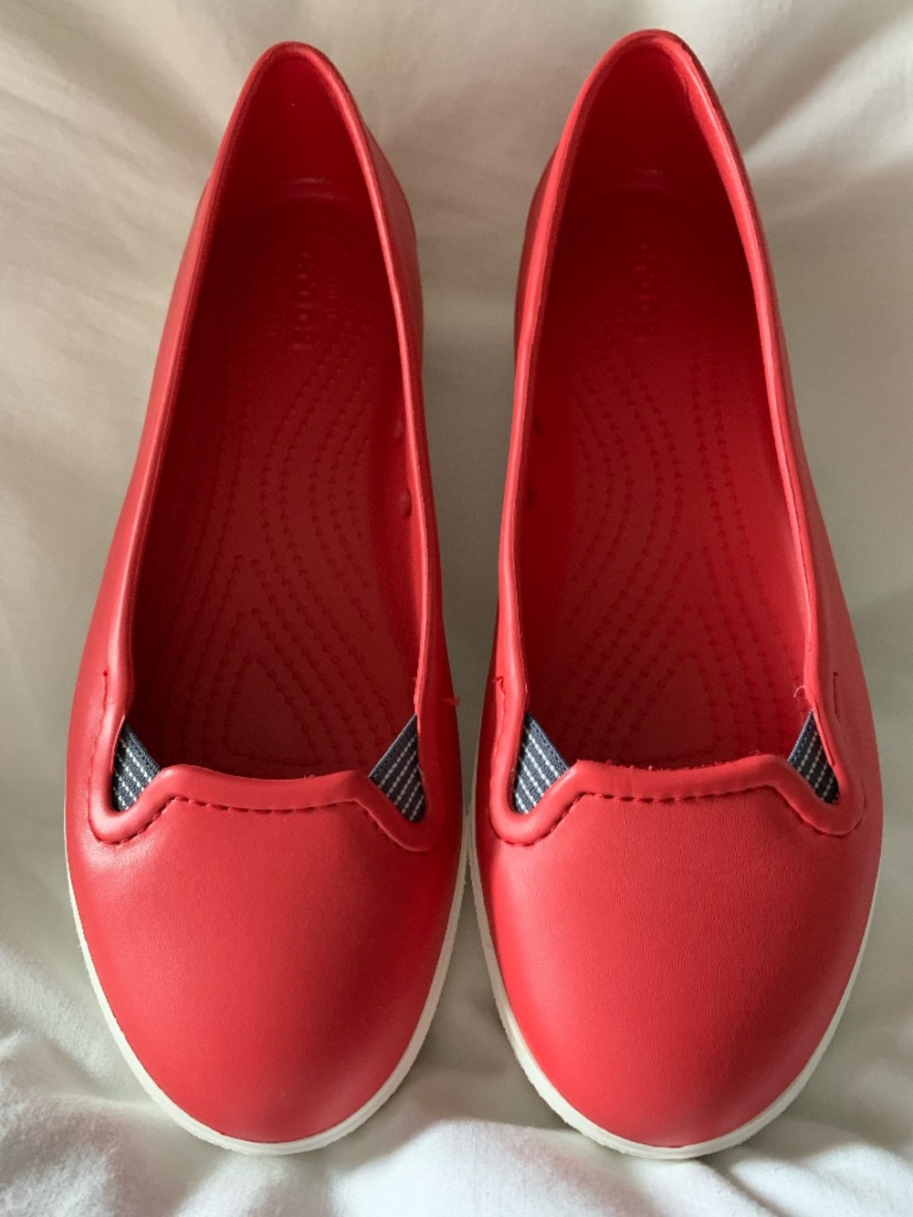 CROCS red 'Citilane Flats' shoes